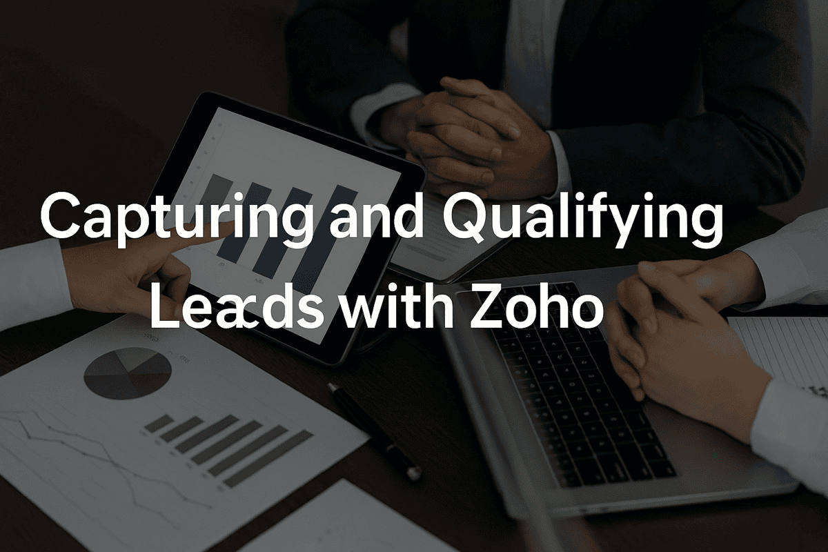 CAPTURING AND QUALIFYING LEADS WITH ZOHO